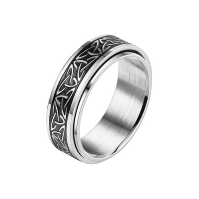 Bague-viking-anti-stress-argent