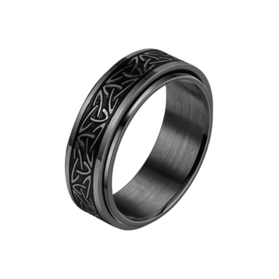 Bague-viking-anti-stress-homme-noir